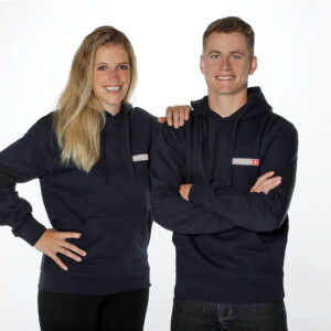 Kapuzenpullover Logo "Braunvieh"
