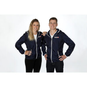 Windjacke mit Kapuze