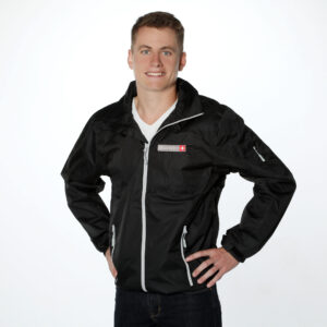 Regenjacke, schwarz