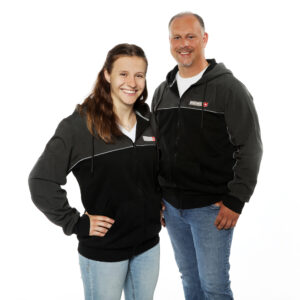 Sweatjacke mit Kapuze unisex